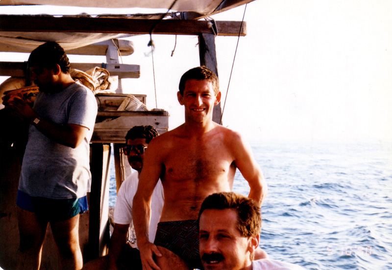 Dhow trip Bahrain 1990